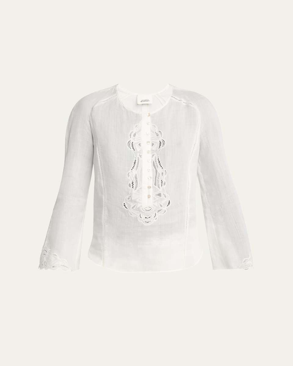 Luciele Ladder Stitch Blouse